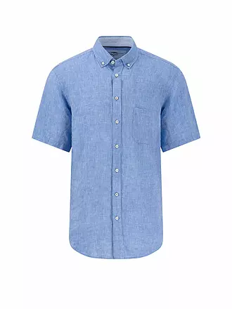 FYNCH-HATTON | Leinenhemd Casual Fit | blau